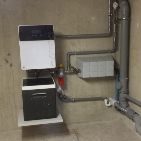 Einbau einer Trinkwasserenthärtungsanlage